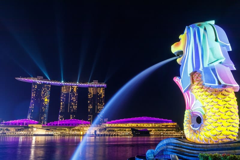Marina Bay Sands skyline in Singapore